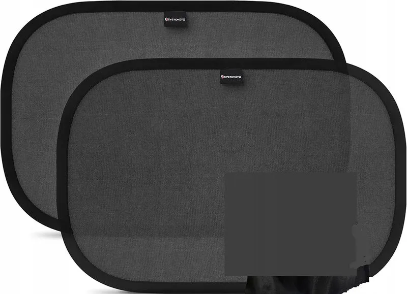 SYSTEMOTO osłona przeciwsłoneczna na szybę samochodu UV 50+ 2 sztuki