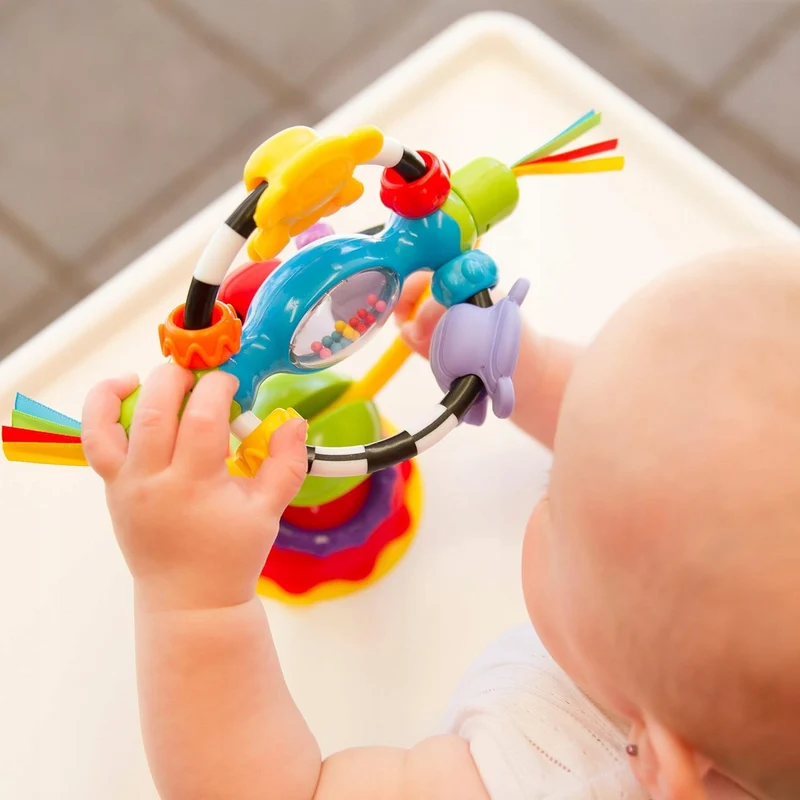 PLAYGRO zabawka z grzechotką i przyssawką do krzesesełka stolika 19,5 cm