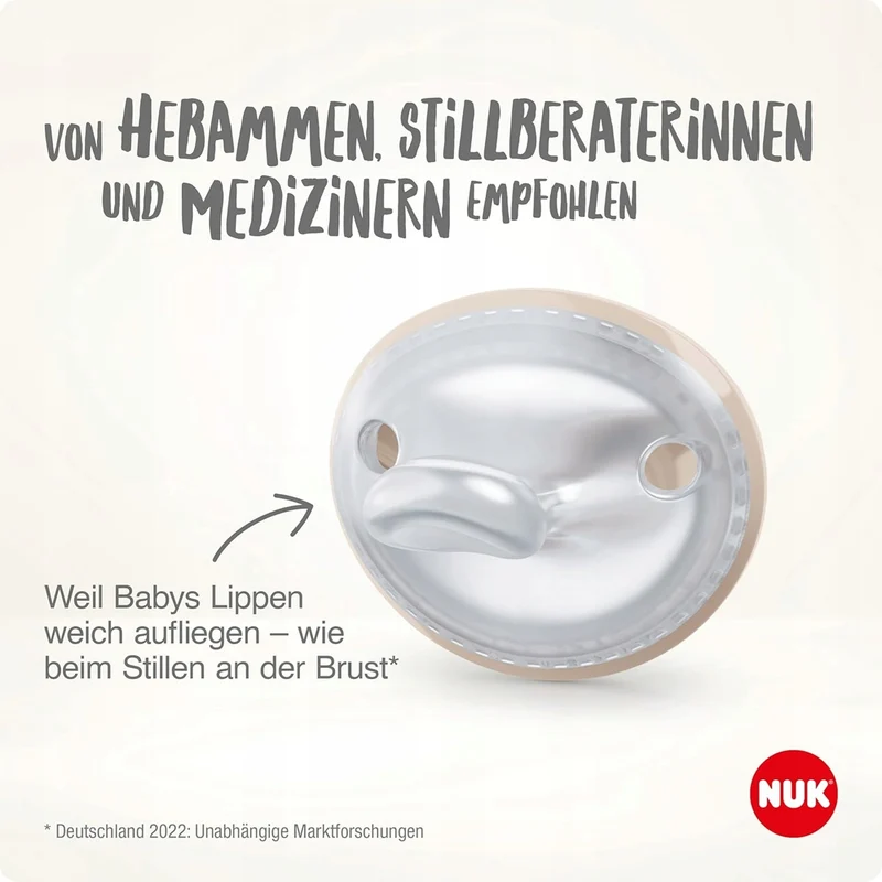 NUK MommyFeel smoczek uspokajający x2 0-9msc