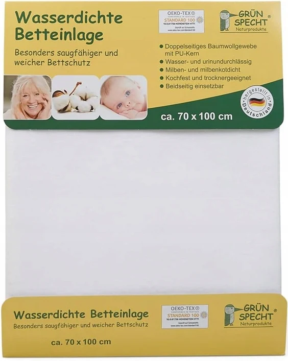 NATURSPECHT wodoodporny ochraniacz na materac 100x70 cm