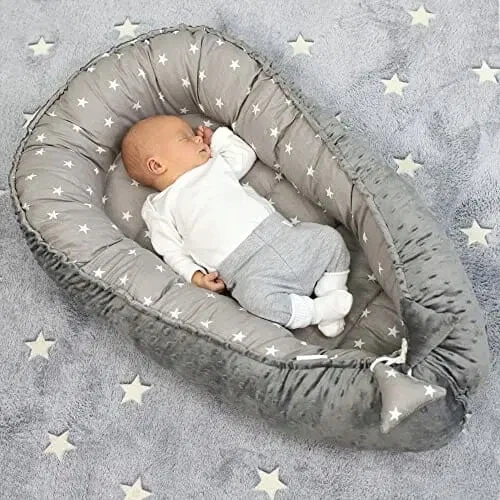 TOTSY BABY kokon niemowlęcy gniazdo 90 x 50 minky