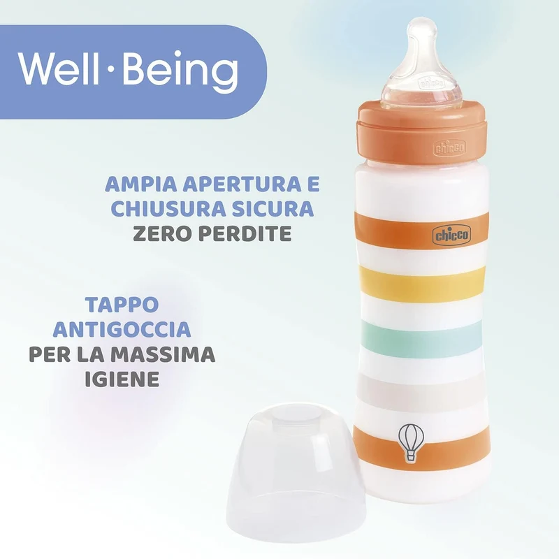 CHICCO butelka Well Being 4m+ 330ml