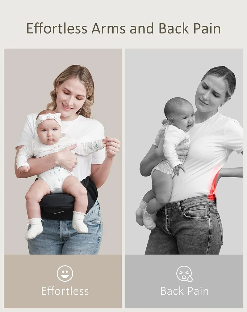 BABYMUST fotelik nosidełko biodrowe 4-30 kg