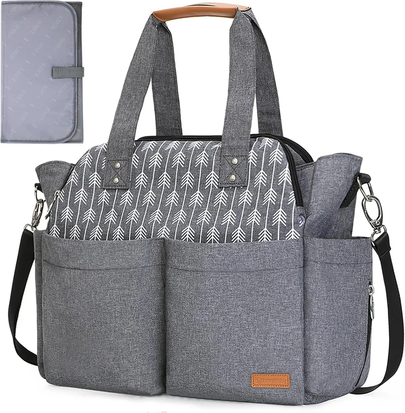 LEKEBABY torba do wózka + mata do przewijania