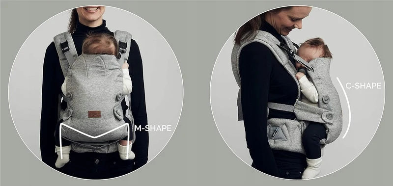 BEABA NAJELL Active Mesh nosidełko ergonomiczne z pasem biodrowym
