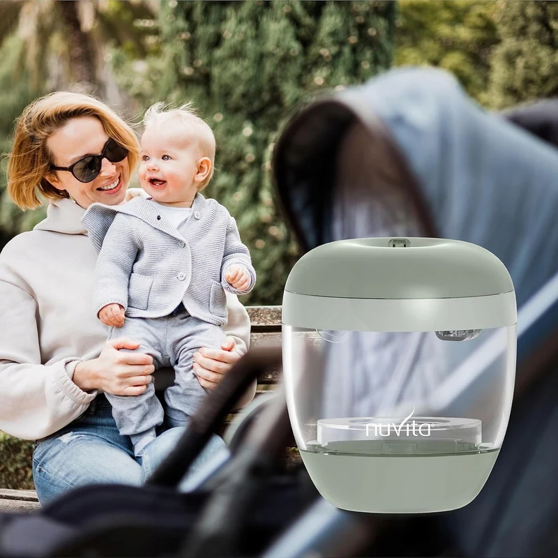 NUVITA MellyPlus 2 podręczny sterylizator UV do smoczków butelek 2 minuty