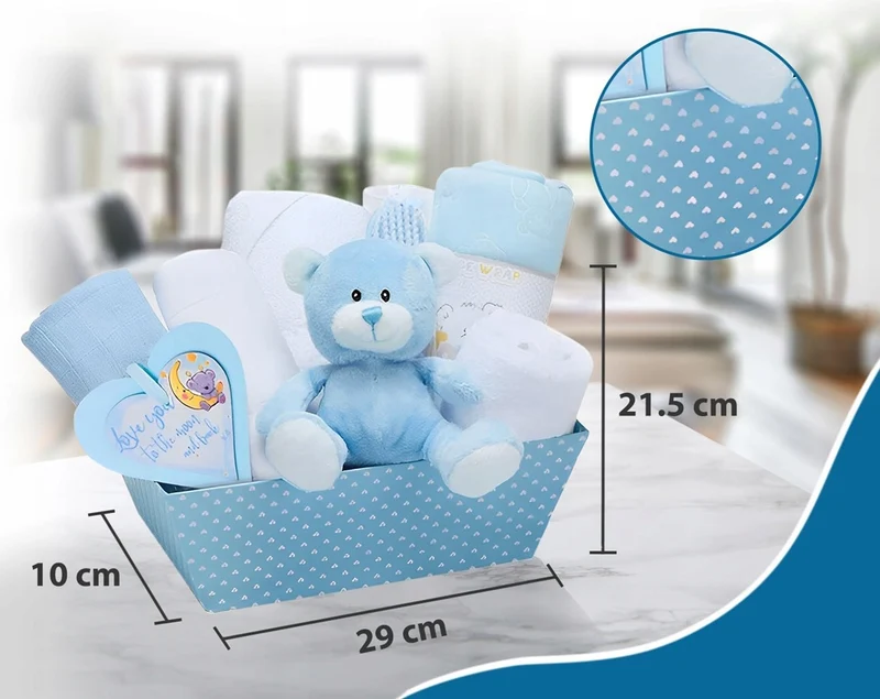 BABY BOX SHOP zestaw prezentowy dla niemowlęcia 12 elementów
