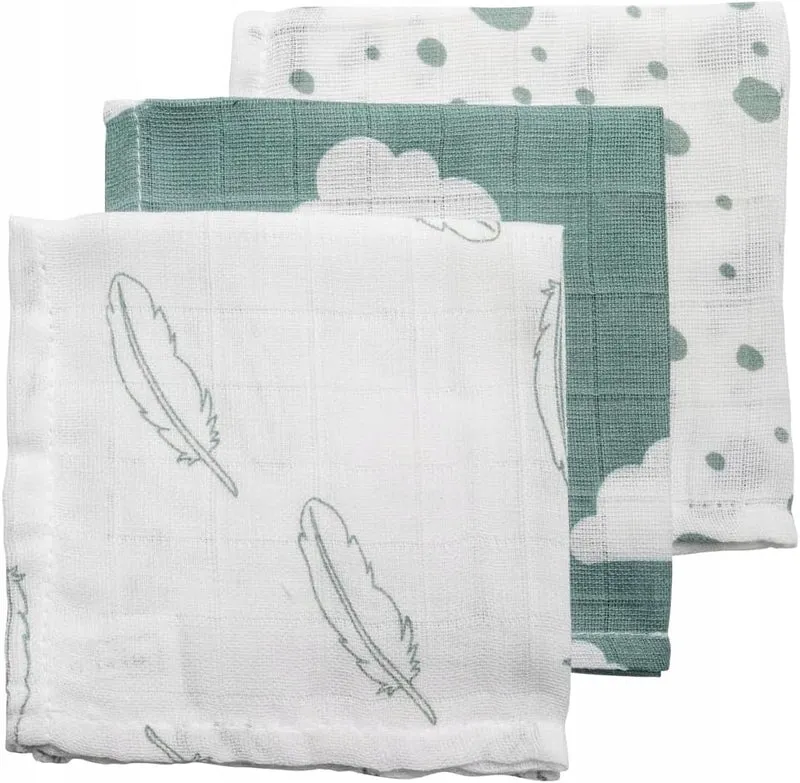 MEYCO BABY muślinowe pieluszki 70x70 x3