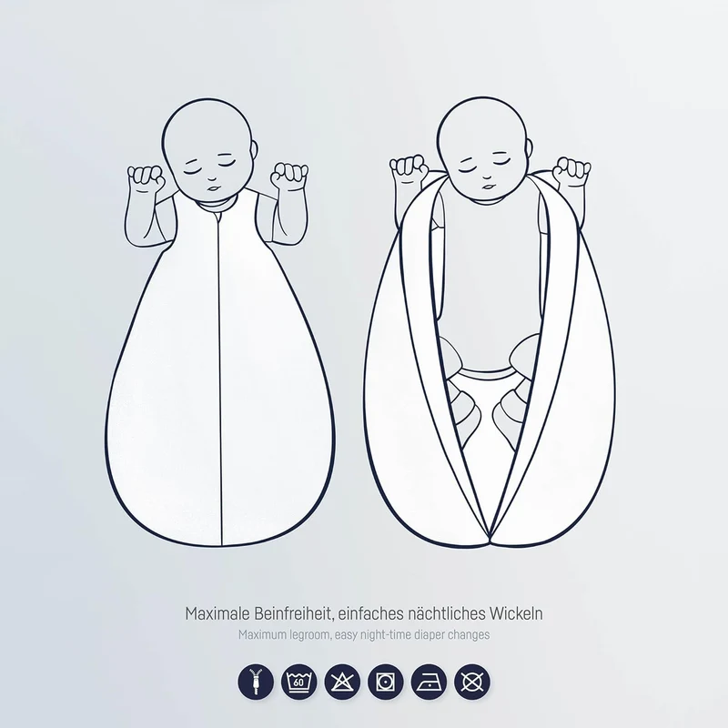 JULIUS ZOLLNER śpiworek letni 0,5TOG r.56/62 TWIGGY