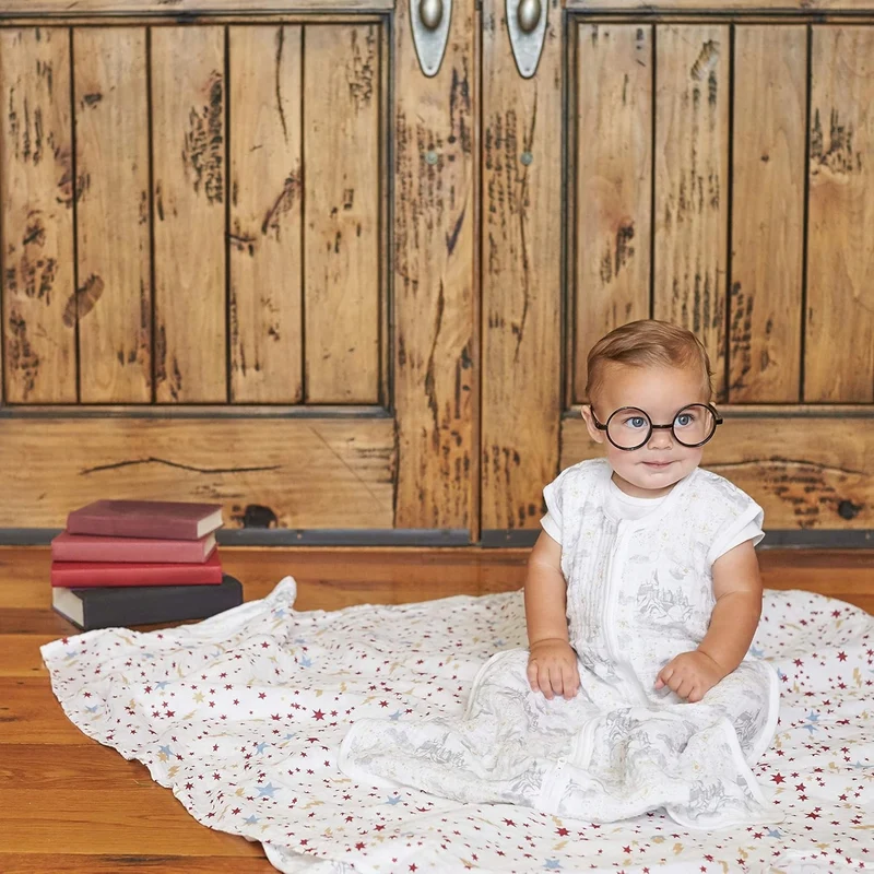 ADEN + ANAIS Harry Potter muślinowy śpiworek do spania 0-6msc 1TOG