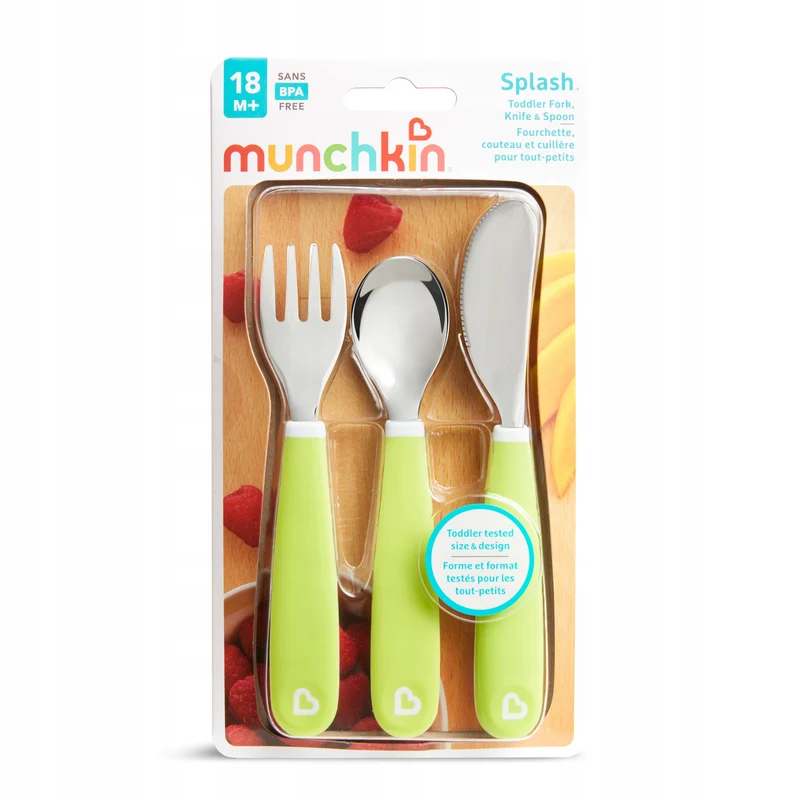 MUNCHKIN Splash zestaw sztućców 18msc+