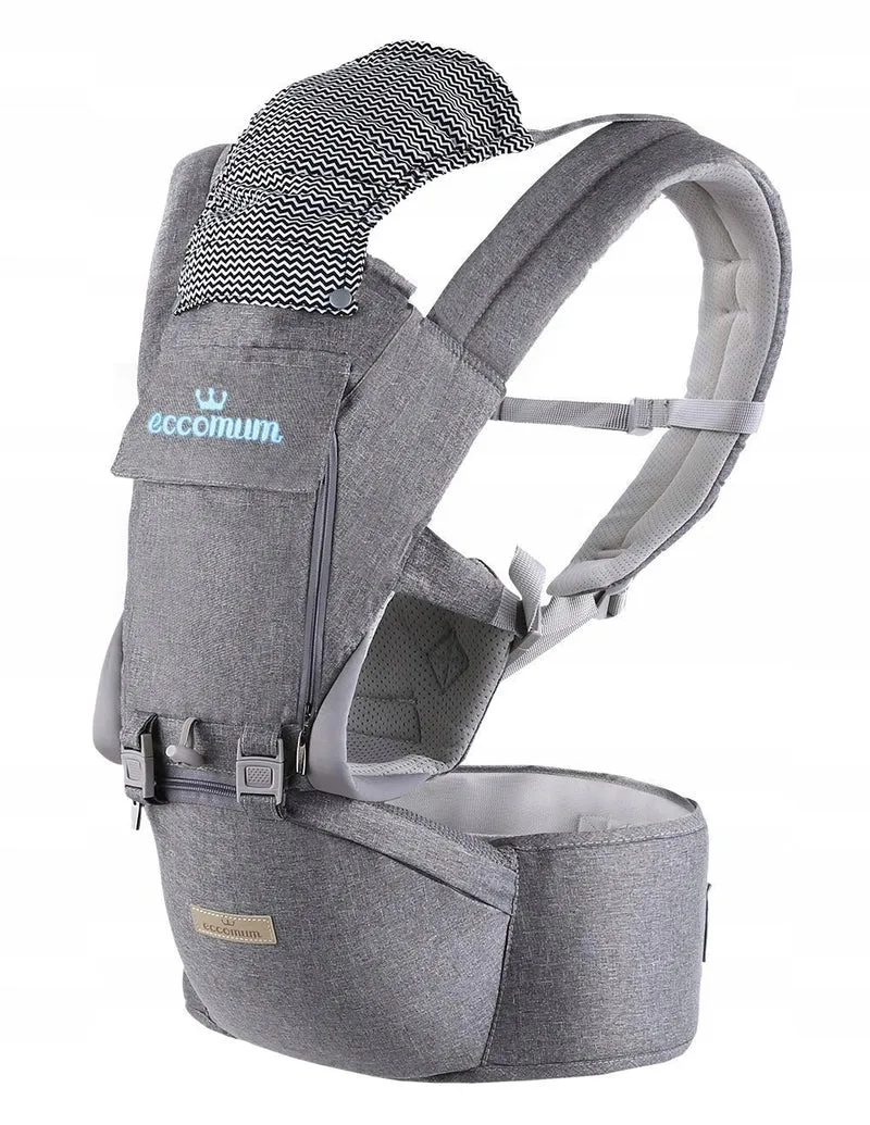 ECCOMUM nosidełko ergonomiczne z pasem biodrowym 6w1
