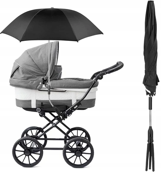 RIOGOO parasol ochronny do wózka średnica 73cm promienie UV 50+ wodoodporny