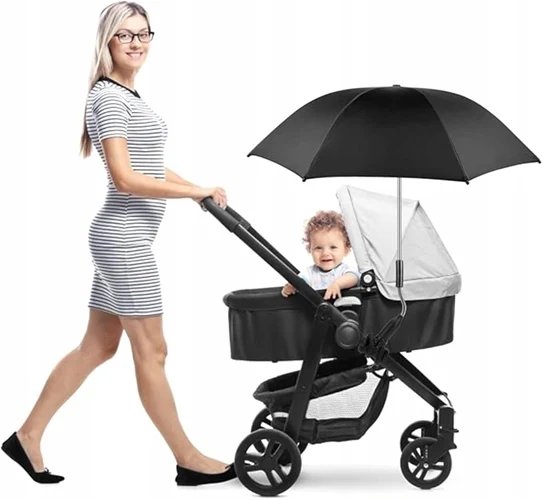 RIOGOO parasol ochronny do wózka średnica 73cm promienie UV 50+ wodoodporny
