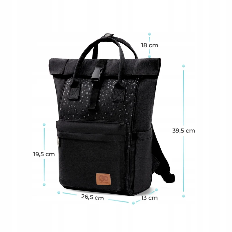 KINDERKRAFT MOONPACK CONFETTI plecak na pieluchy i akcesoria