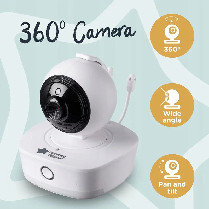 TOMMEE TIPPEE cyfrowa niania elektroniczna 4,3" + czujnik ruchu