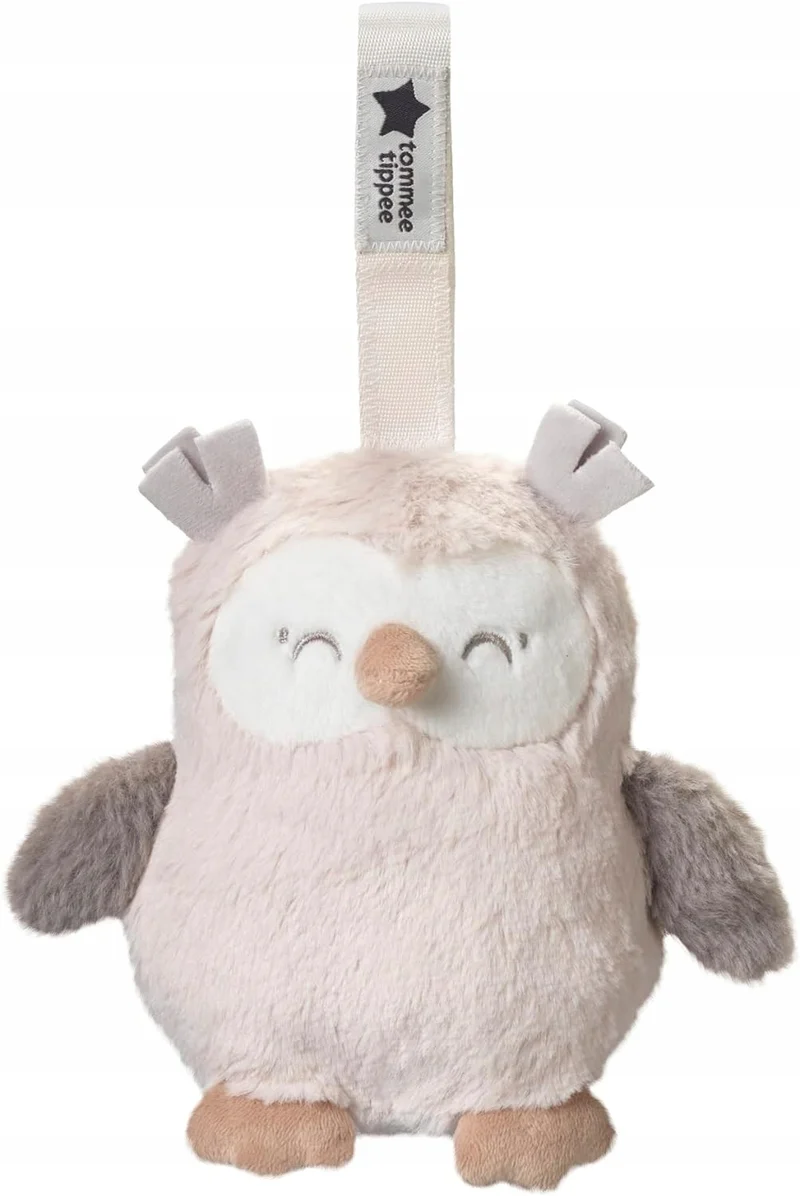 TOMMEE TIPPEE Sowa Ollie ZAWIESZKA z pozytywką i czujnikiem płaczu 15 cm