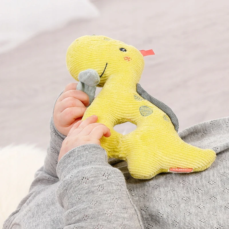 FEHN Happy Dino grzechotka chwytak dla niemowląt 16cm