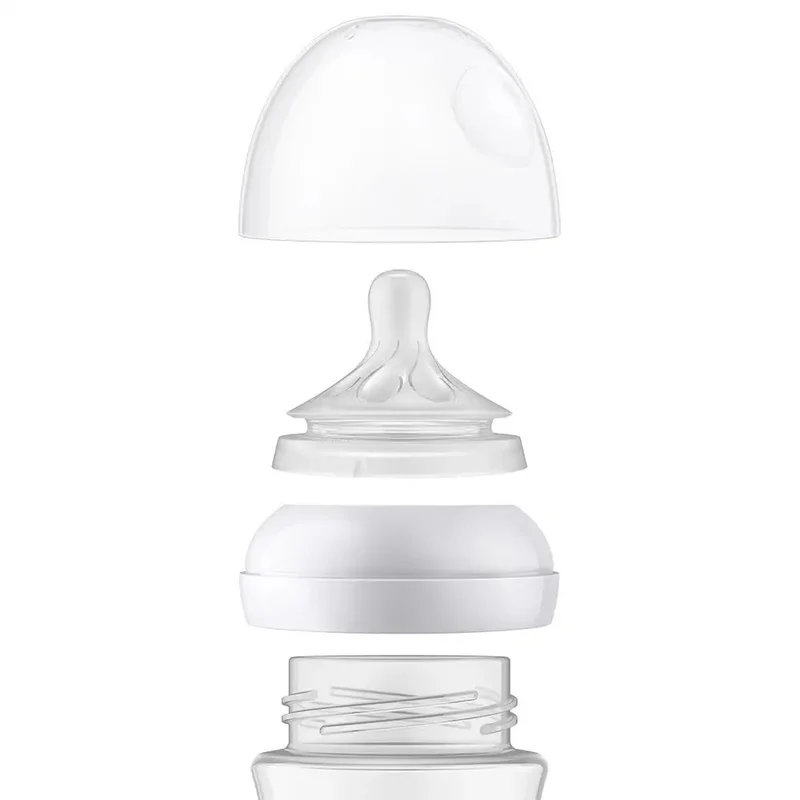 PHILIPS AVENT Natural Response szklana butelka 120 ml 0+ smoczek 2