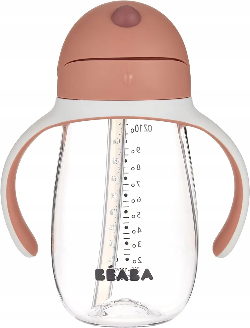 BEABA kubek niekapek ze słomką 300 ml