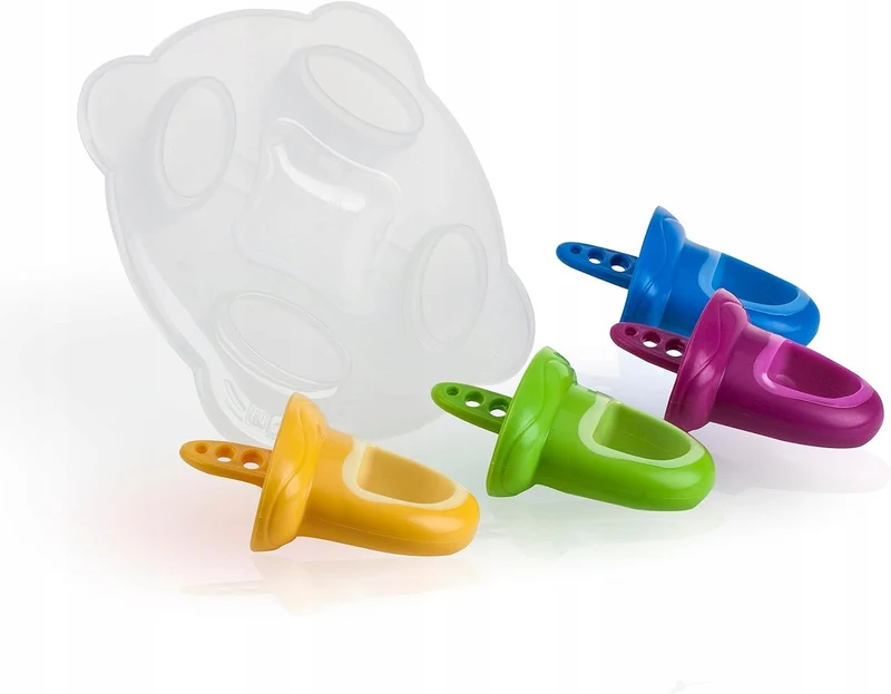NUBY foremki do lodów x3 w kształcie smoczka 6m+