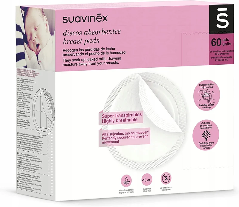 SUAVINEX WKŁADKI laktacyjne jednorazowe x60