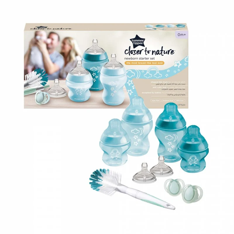 TOMMEE TIPPEE zestaw startowy butelek ANTI-COLIC closer to nature