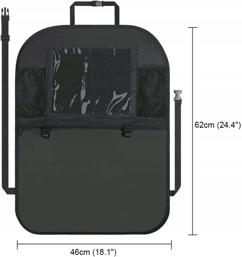 URAQT organizer samochodowy na fotel ochraniacz 46x62 cm 2 sztuki