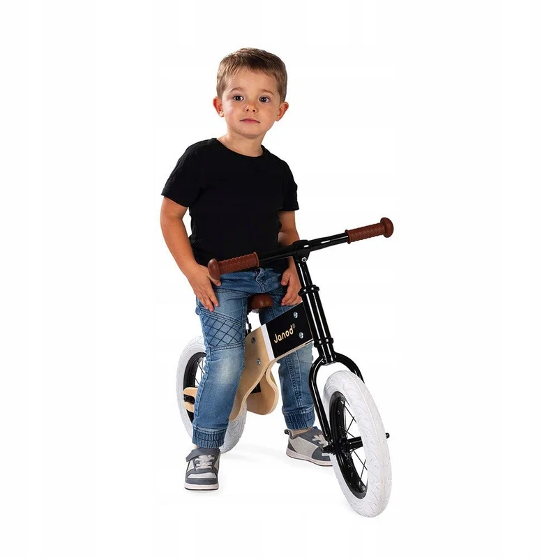 JANOD Bikloon Deluxe drewniany rowerek biegowy 12" siodełko 40-46 cm