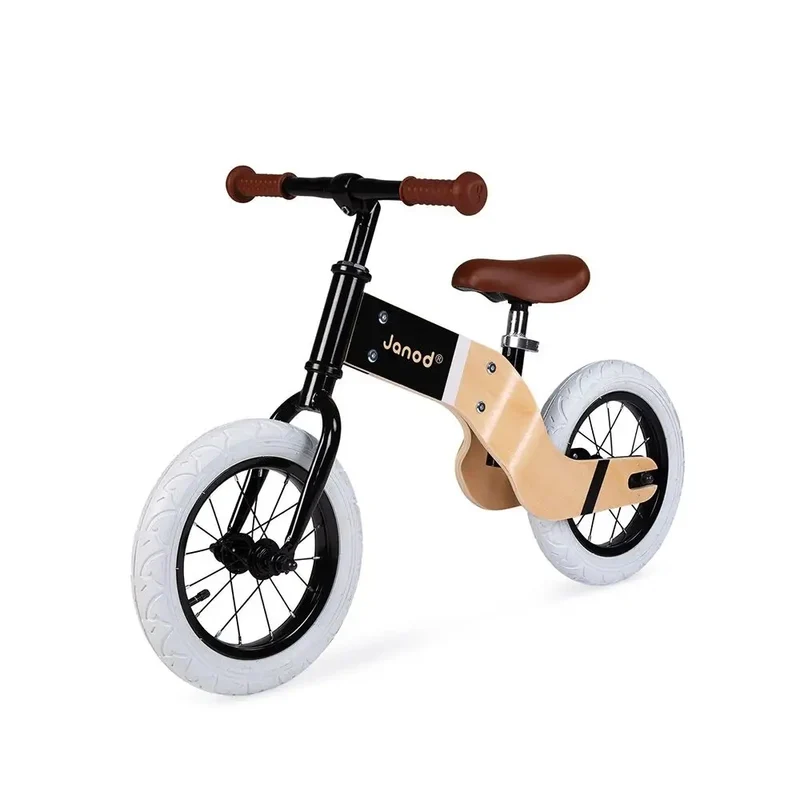 JANOD Bikloon Deluxe drewniany rowerek biegowy 12" siodełko 40-46 cm
