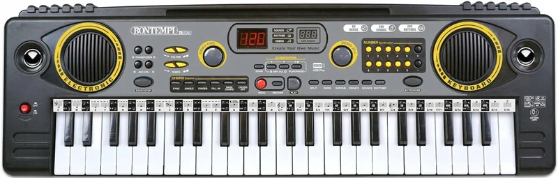 BONTEMPI Music Academy cyfrowy keyboard 60 utworów 200 dźwięków 66 cm
