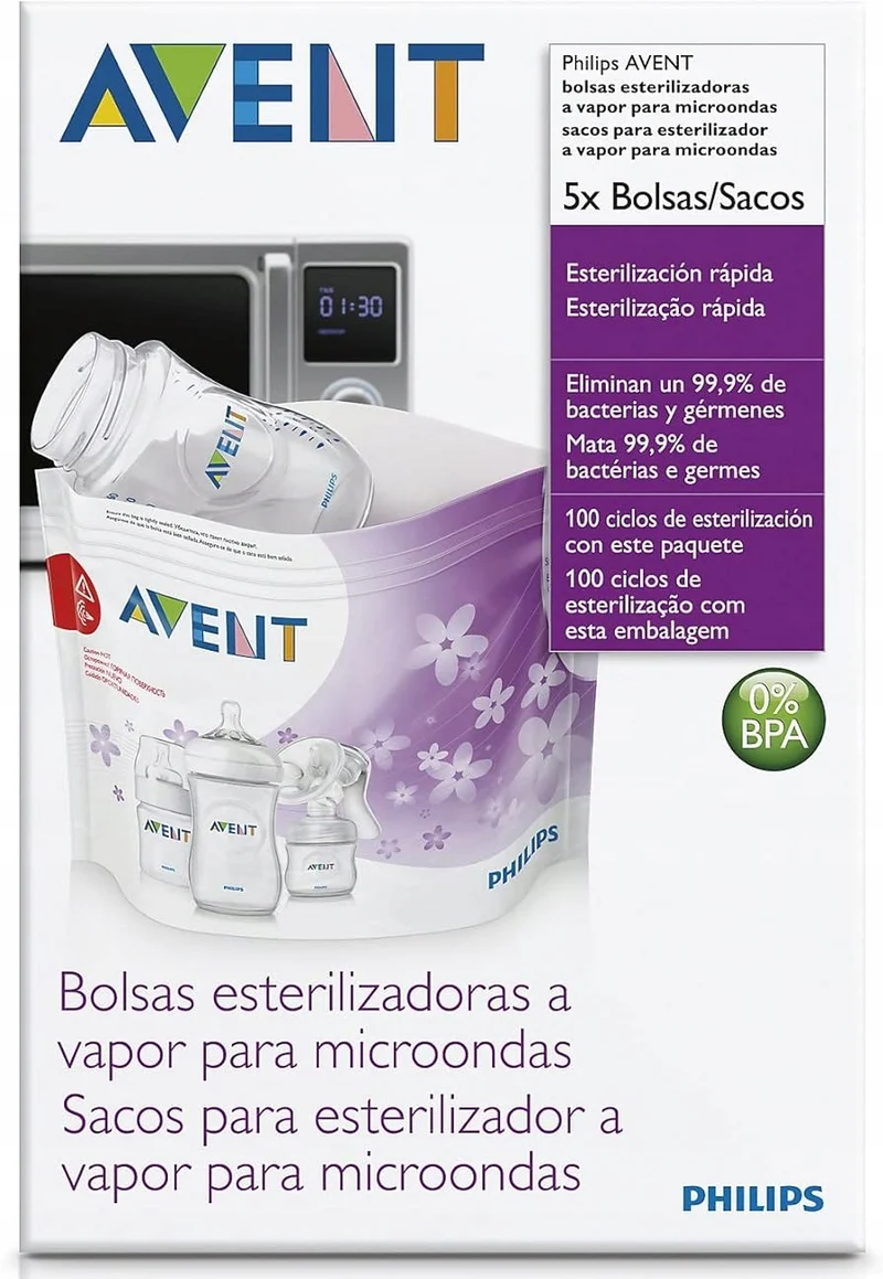 PHILIPS AVENT torebki do sterylizacji mikrofalowej x5