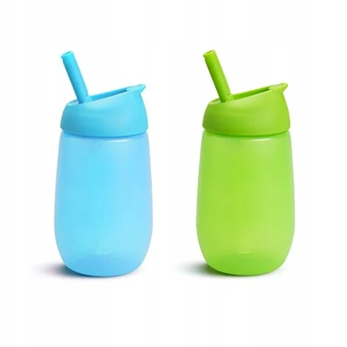 MUNCHKIN SIMPLE CLEAN kubek ze słomką x2 296ml 12msc+