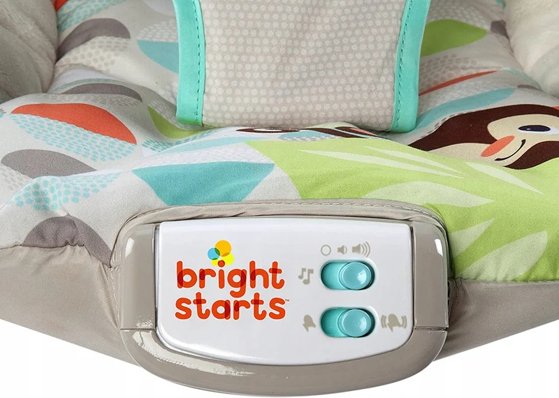 BRIGHT STARTS Happy Safari bujaczek z wibracjami i melodią