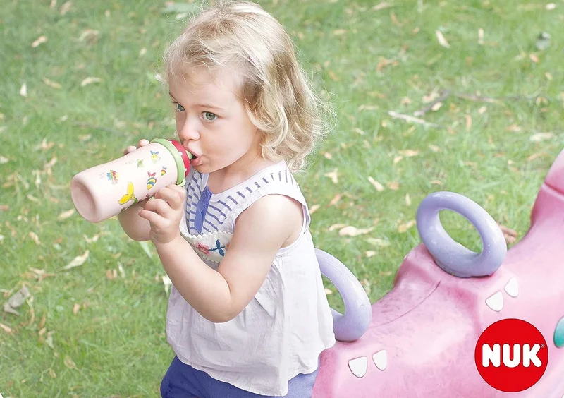 NUK Junior Cup BUTELKA 18 m+ ustnik push-pull 300 ml