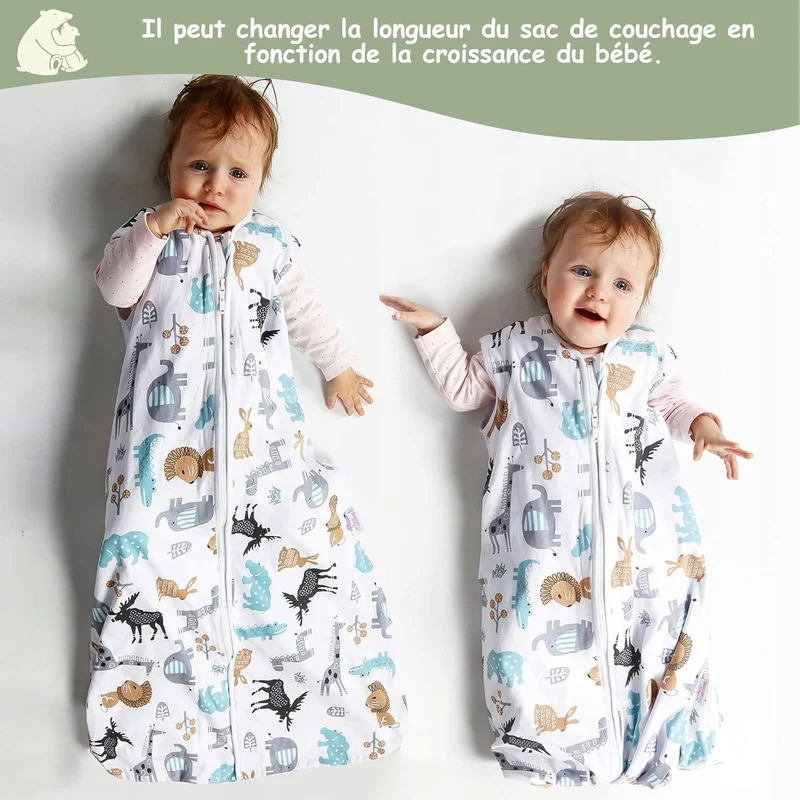 LICTIN śpiworek do spania letni 0,5TOG 65-85cm x2