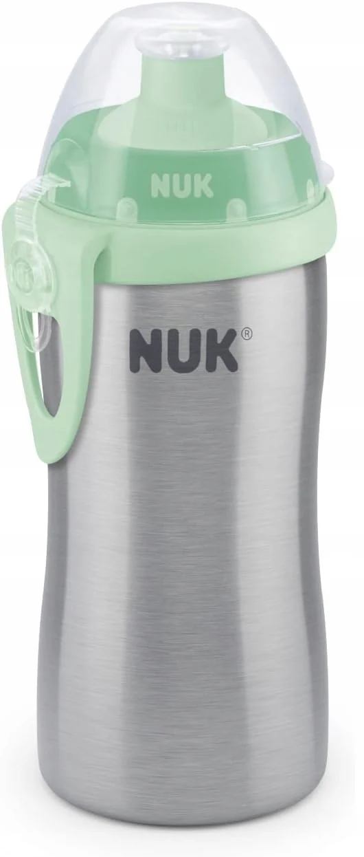 NUK Junior Cup BUTELKA STAL NIERDZEWNA ustnik push-pull 215 ml