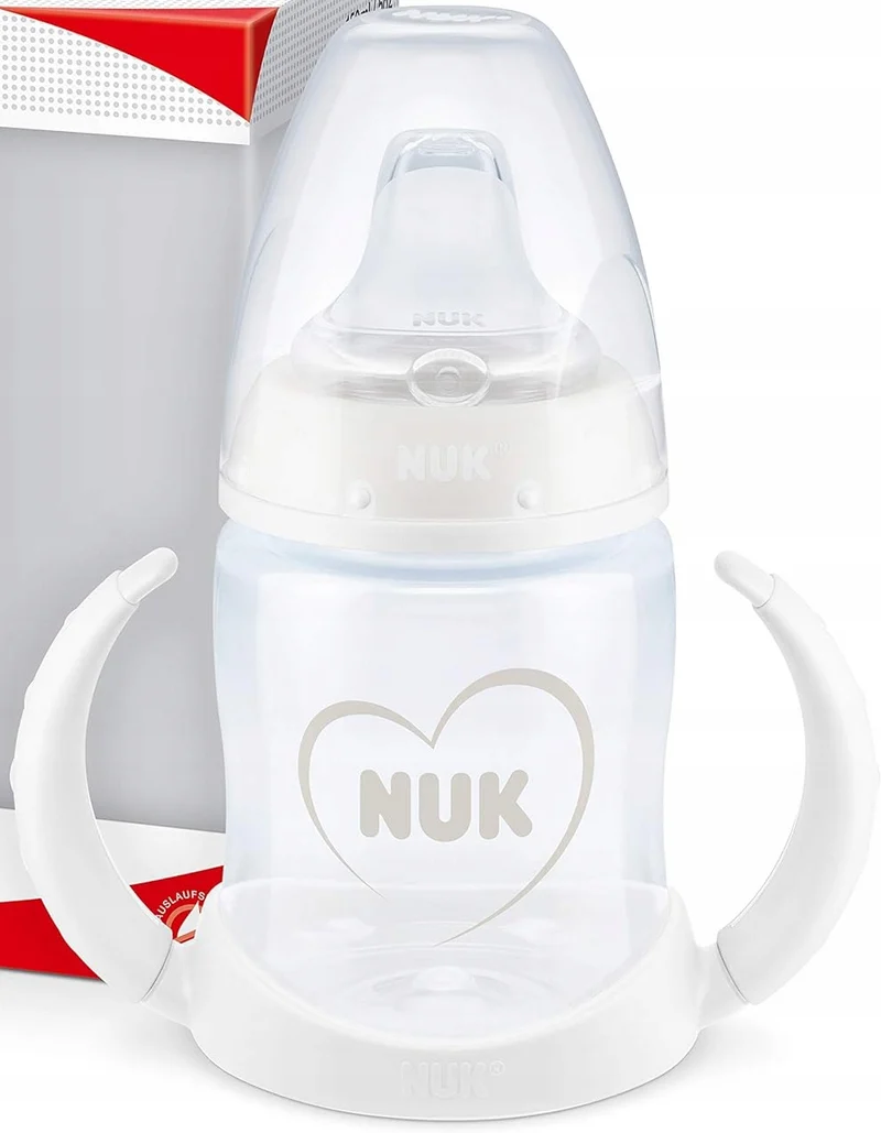 NUK Learner Cup KUBEK 150 ml wskaźnik temperatury SERCE