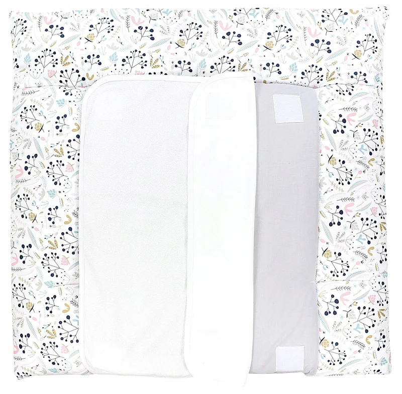 TUPTAM miękki przewijak z pokrowcami x2 75x65 cm