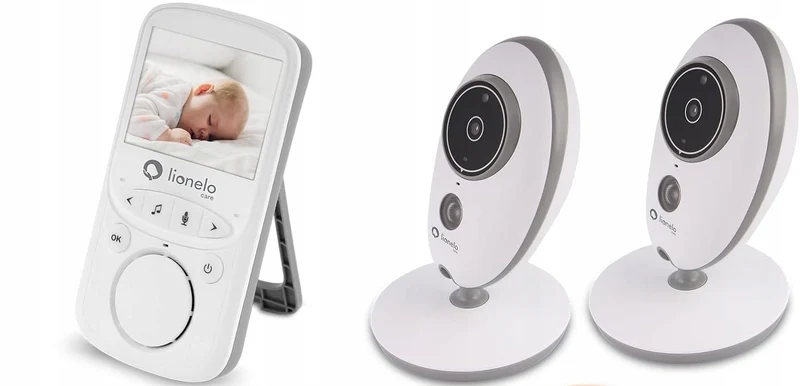 LIONELO Babyline 5.1 niania elektroniczna 2,4" VOX + 2 kamery