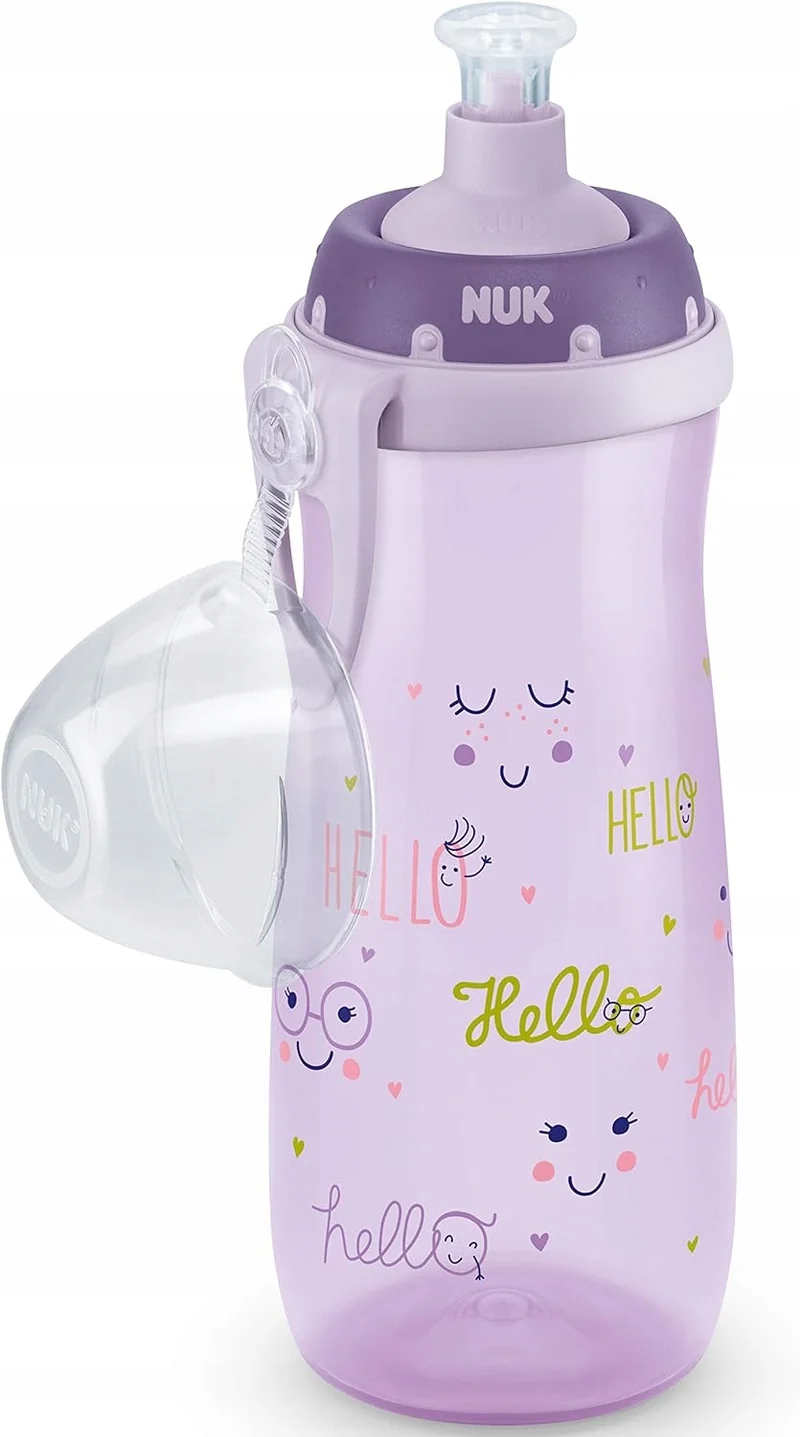 NUK Sports Cup BUTELKA 24 m+ ustnik push-pull 450 ml