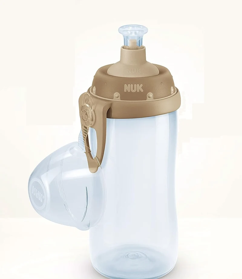 NUK Junior Cup BUTELKA 18 m+ ustnik push-pull 300 ml EFEKT KAMELEONA