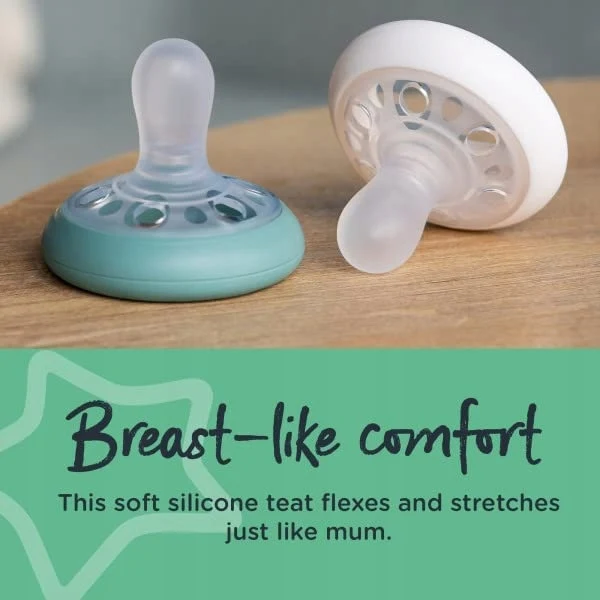 TOMMEE TIPPEE smoczek ortodontyczny x2 0-6msc ŚWIECĄ W CIEMNOŚCI