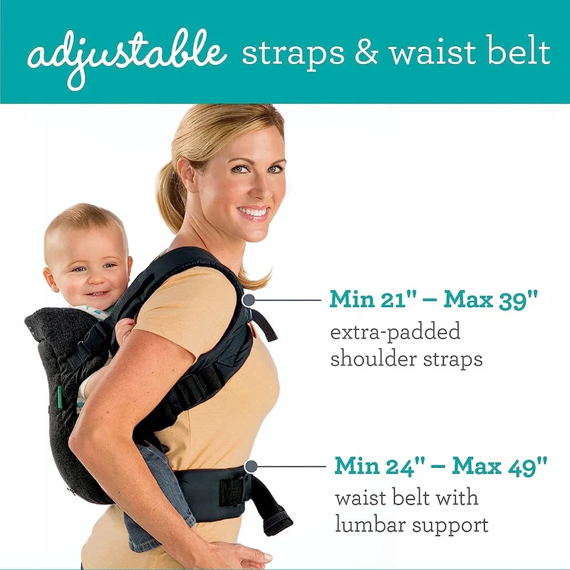 INFANTINO FLIP 4w1 nosidełko ergonomiczne 3,5 - 14,5 kg