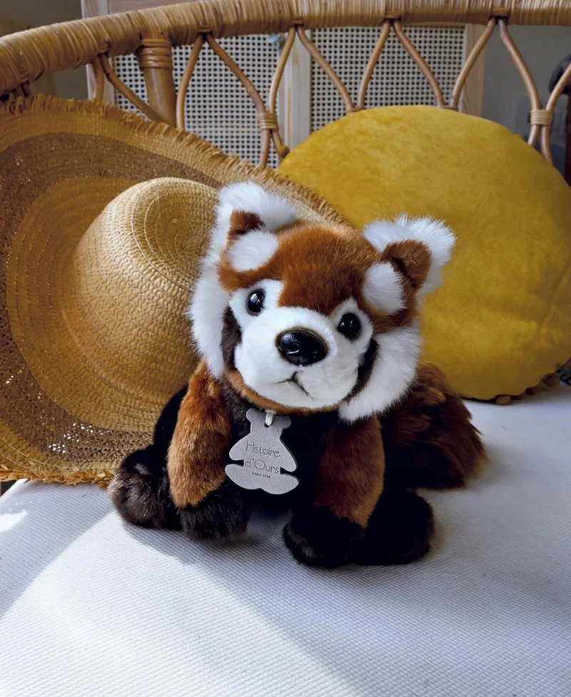 HISTOIRE d'OURS pluszowa przytulanka PANDKA RUDA 20 cm