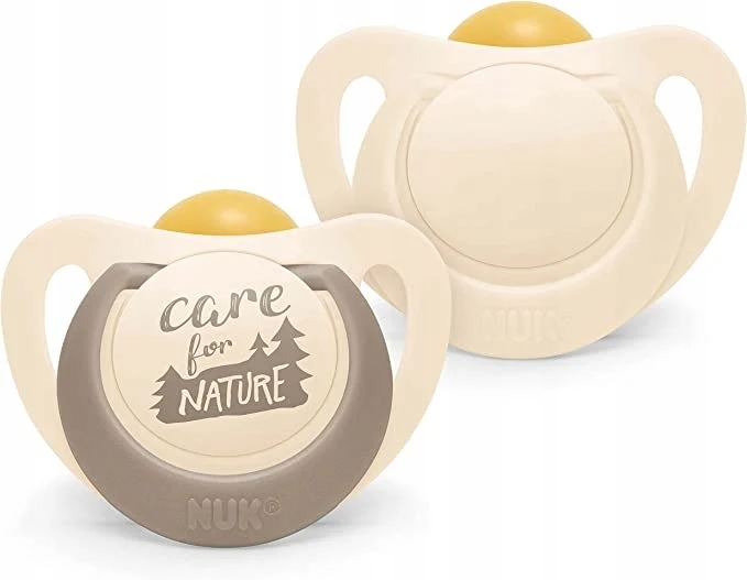 NUK for Nature smoczek uspokajający x 2 6-18msc KAUCZUK