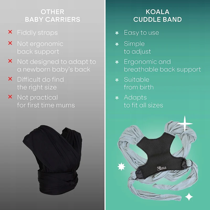 KOALA BABYCARE chusta do noszenia dziecka 2w1