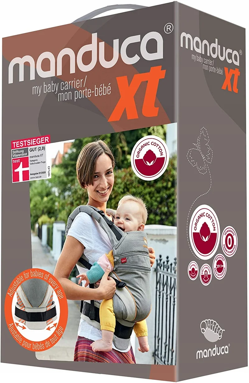 MANDUCA XT nosidełko klamrowe z bawełny organic