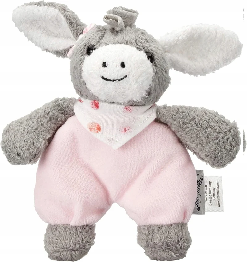 STERNTALER Osiołek Emmi przytulanka z grzechotką 17 cm "N
