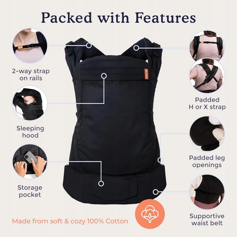 BECO TODDLER nosidełko klamrowe 9-27kg